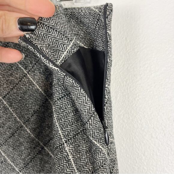 Vintage Women’s Skirt A Line Wool Blend Winter Plaid Maxi‎ Dark Academia - Picture 5 of 9